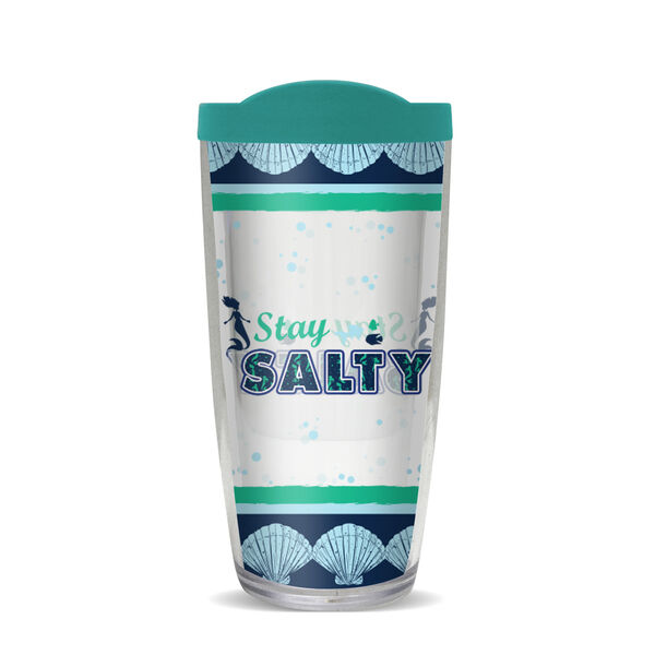 22oz Tumbler - Stay Salty w/ Turquoise Lid 08-11629