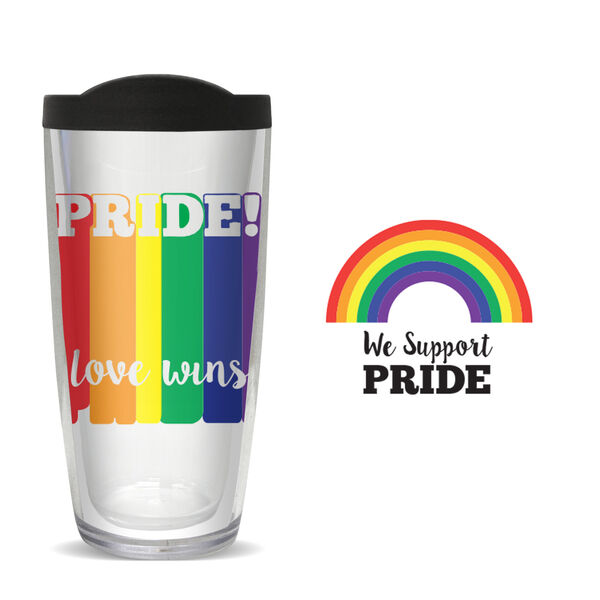 24oz Flareside Tumbler - Love Wins w/ Black Lid 24F-11641