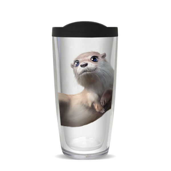 18oz Handle Mug - Otter | Sea Lion w/ Black Lid 06-11772