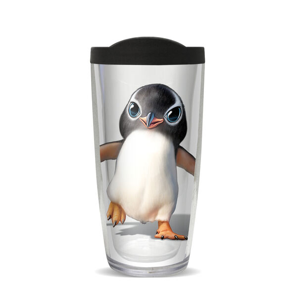 28oz Mega Tumbler - Penguin Animal Club w/ Black Lid H2-11774