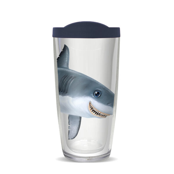 28oz Sport Tumbler - Shark Animal Club w/ Gray Lid ST-11780