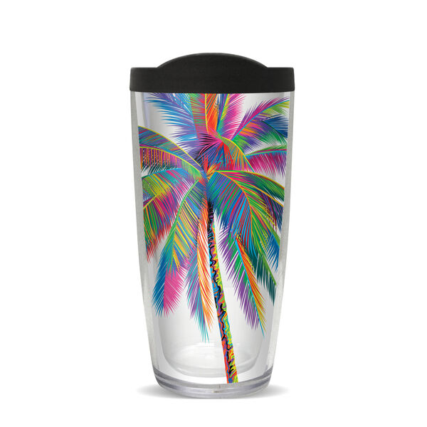 28oz Sport Tumbler - Palm Tree w/ Gray Lid ST-11789