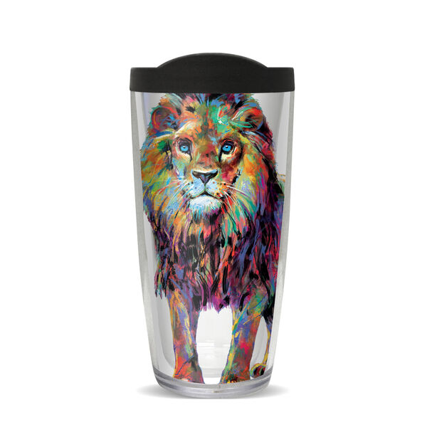 16oz Tumbler - Lion w/ Black Lid 02-11792