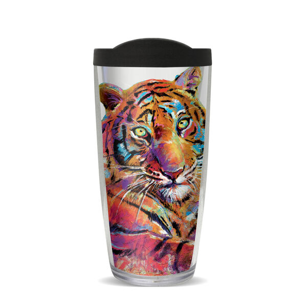 22oz Tumbler - Tiger w/ Black Lid 08-11794