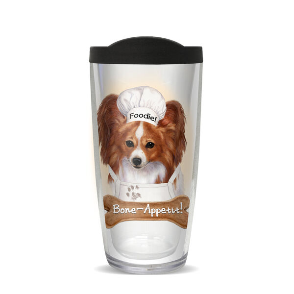 22oz Tumbler - Papillon w/ Black Lid 08-11829