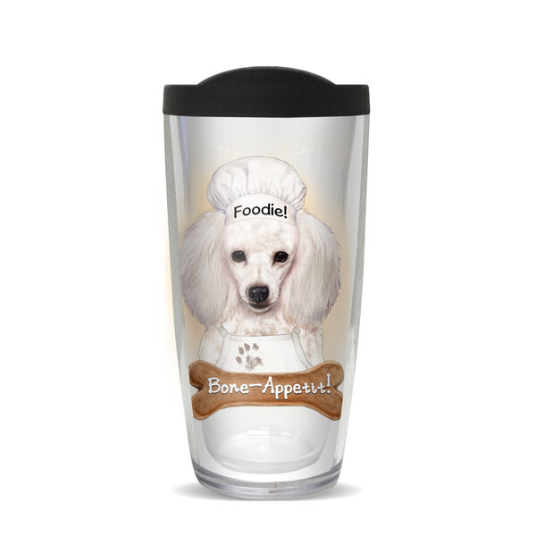 28oz Sport Tumbler - Poodle Chef w/ Gray Lid ST-11832