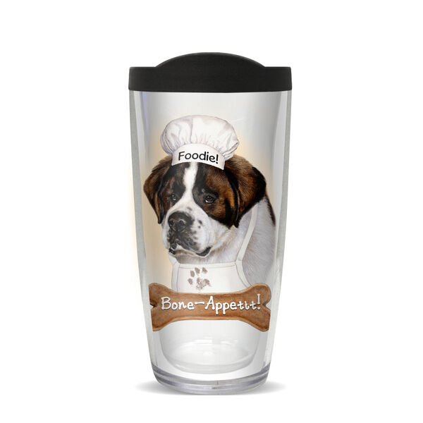 28oz Sport Tumbler - Saint Bernard w/ Gray Lid ST-11836