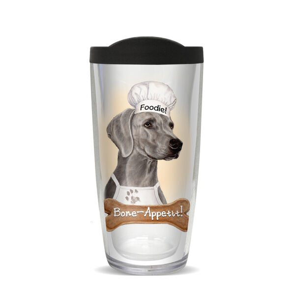 24oz Flareside Tumbler - Weimaraner w/ Black Lid 24F-11845