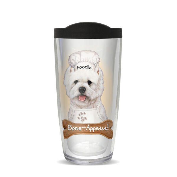 16oz Short Tumbler - West Highland White Terrier without lid 01-11846