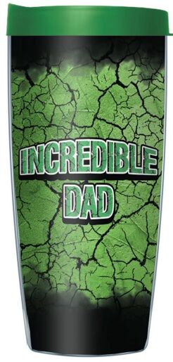 28oz Mega Tumbler - Incredible Dad w/ Emerald Green Lid H2-11922