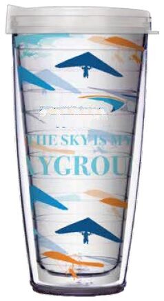 18oz Handle Mug - The Sky Is My Playground w/ Black Lid 06-11928