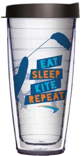 28oz Sport Tumbler - Eat Sleep Kite Repeat w/ Gray Lid ST-11934