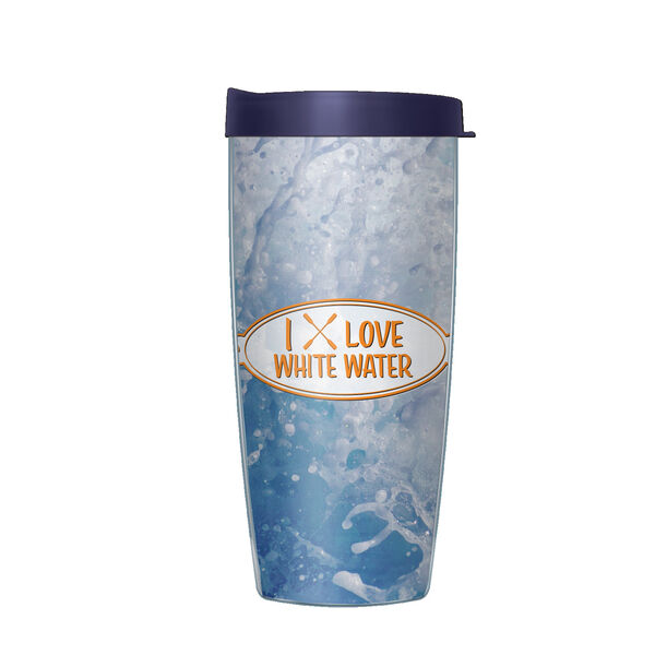 28oz Sport Tumbler - I Love White Water w/ Gray Lid ST-11949