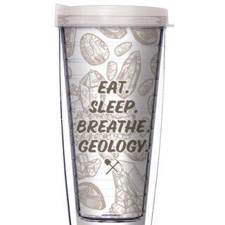 16oz Tumbler - Rocks Make Me Happy w/ Black Lid 02-11974