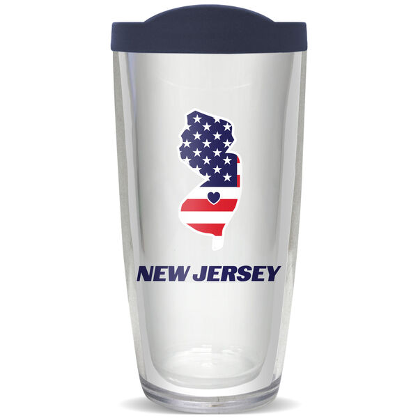 16oz Short Tumbler - New Jersey without lid 01-12059