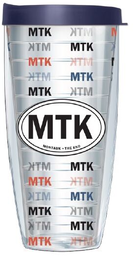 16oz Short Tumbler - MTK (Montauk) Multicolor without lid 01-12091