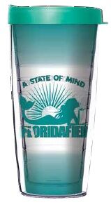 28oz Sport Tumbler - Floridafied Mermaid State of Mind w/ Gray Lid ST-12107