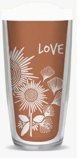 16oz Tumbler - Bella Love w/ Clear Lid 02-12171