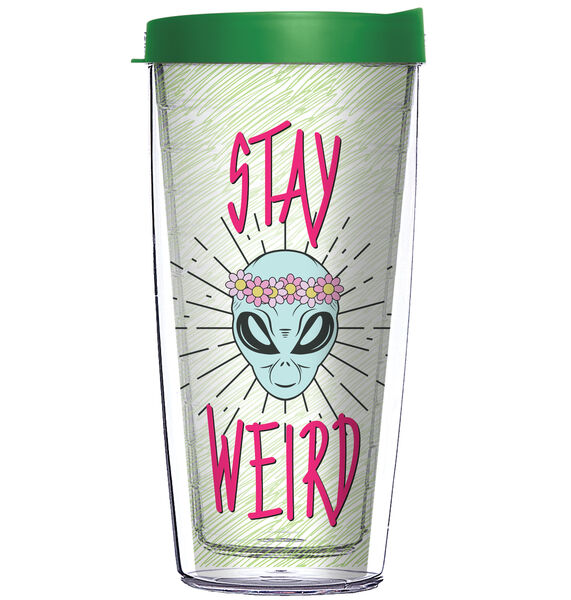 28oz Sport Tumbler - Stay Weird w/ Gray Lid ST-12349