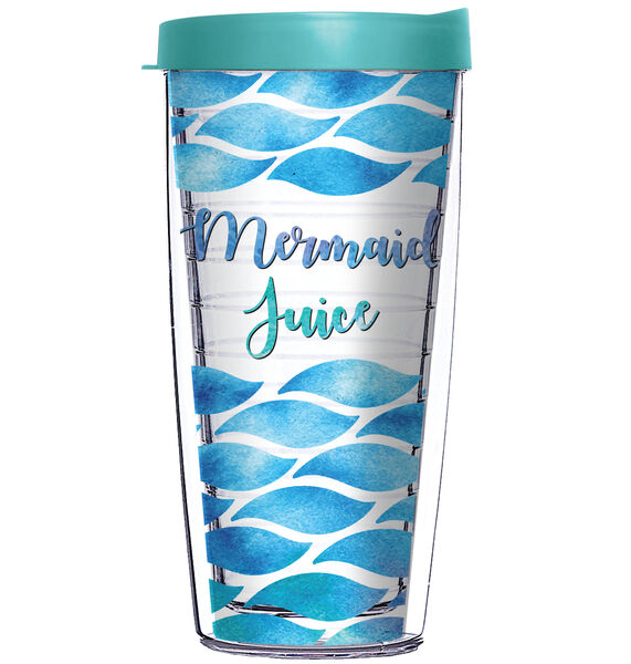 18oz Handle Mug - Mermaid Juice w/ Black Lid 06-12367