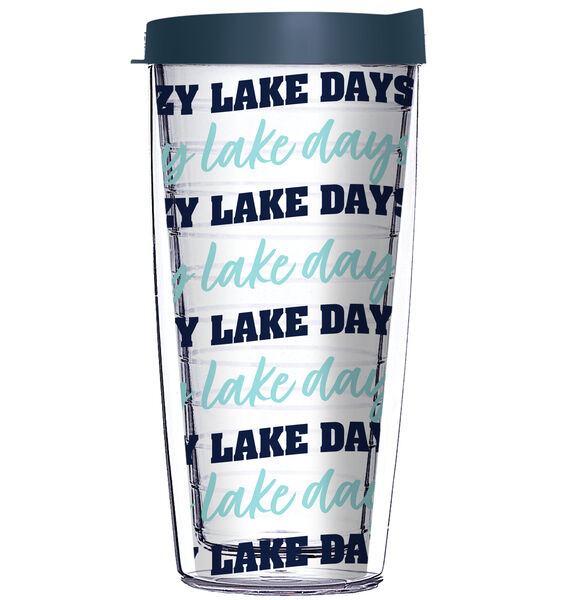 28oz Mega Tumbler - Lazy Lake Days w/ Navy Lid H2-12378