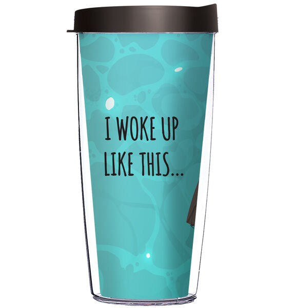 24oz Flareside Tumbler - Woke Up Like This At the Lake w/ Black Lid 24F-12379