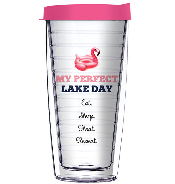 24oz Flareside Tumbler - My Perfect Lake Day w/ Black Lid 24F-12380