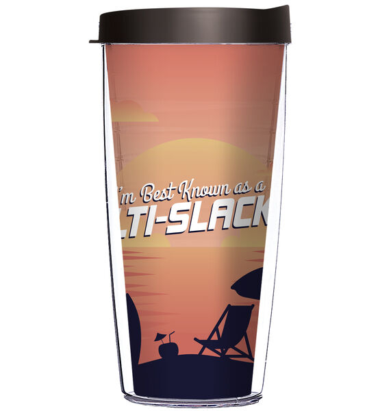 28oz Mega Tumbler - Multi-Slacker w/ Black Lid H2-12384