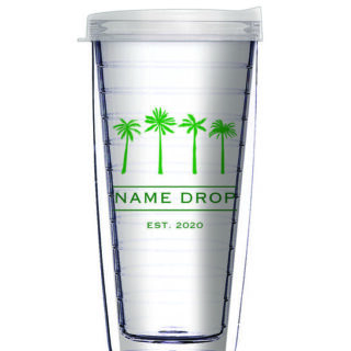 28oz Sport Tumbler - Four Palms Name Drop w/ Gray Lid ST-12402