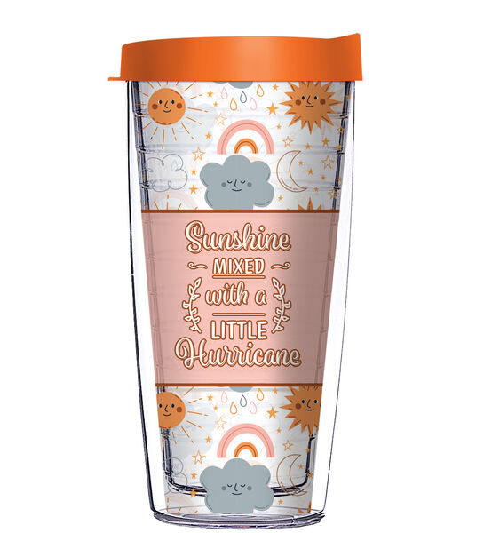 28oz Sport Tumbler - Sunshine Mixed with a Little Hurricane w/ Gray Lid ST-12419