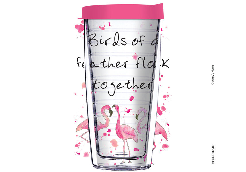 24oz Flareside Tumbler - Birds of a Feather TC10 w/ Black Lid 24F-12527