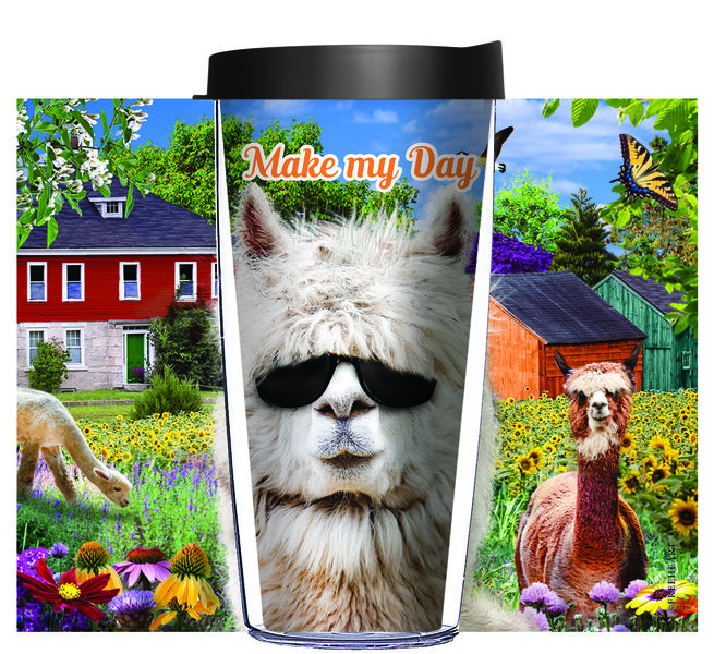 24oz Flareside Tumbler - Karen Burke Make My Day w/ Black Lid 24F-12588