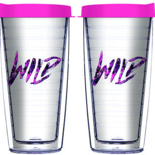 18oz Handle Mug - Wild Logo w/ Pink Lid 06-12625