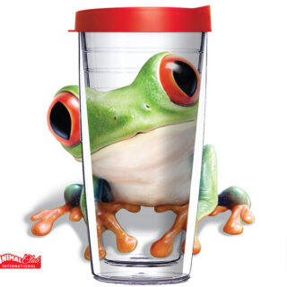 24oz Flareside Tumbler - Tree Frog Animal Club w/ Red Lid 24F-12637