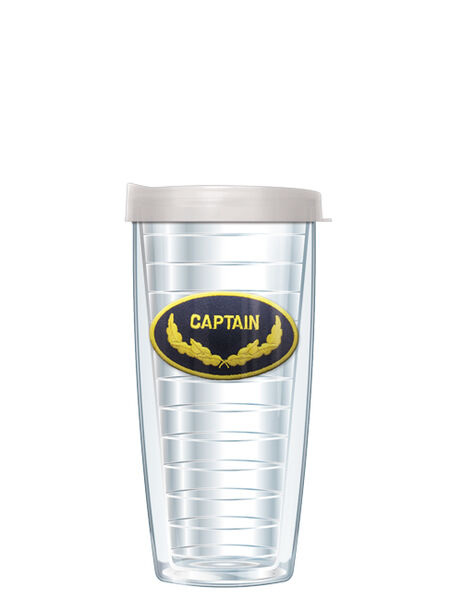 28oz Sport Tumbler - Captain Patch w/ Gray Lid ST-421