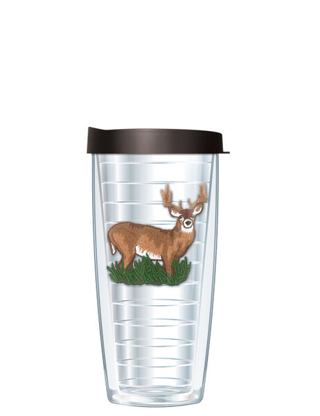 24oz Flareside Tumbler - Deer Patch w/ Black Lid 24F-614