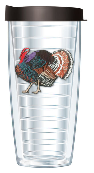 16oz Short Tumbler - Turkey Patch without lid 01-621