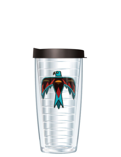 16oz Short Tumbler - Thunderbird Patch without lid 01-919