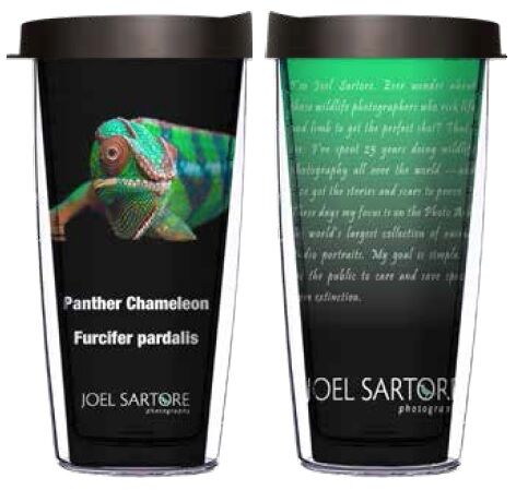 28oz Sport Tumbler - Panther Chameleon w/ Gray Lid ST-ANI073-00048