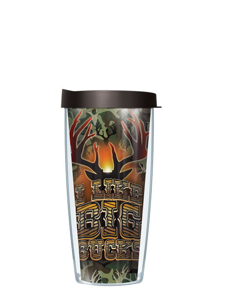 16oz Tumbler - I Like Big Bucks w/ Black Lid 02-BBK1