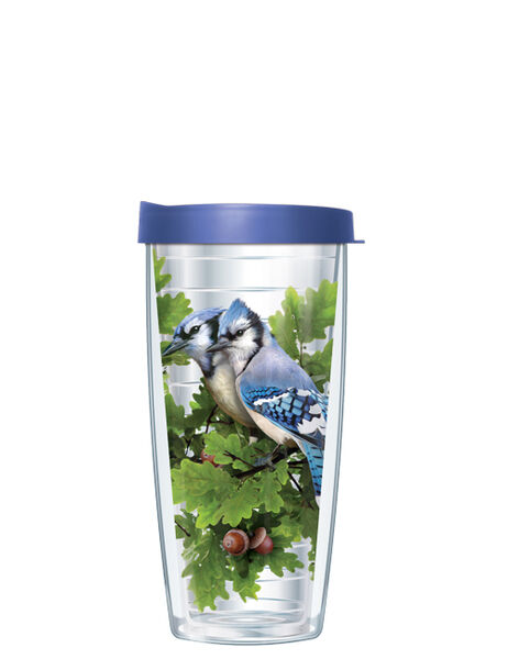 16oz Short Tumbler - Blue Jays without lid 01-BIR7