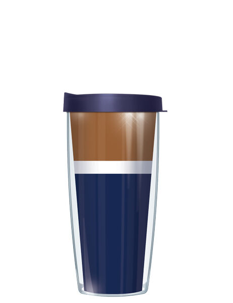 24oz Flareside Tumbler - Color Block Stripes w/ Blue Lid 24F-CBS