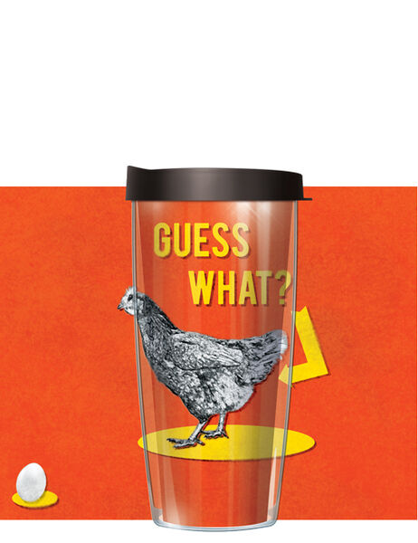 24oz Flareside Tumbler - Guess What Chicken Butt w/ Black Lid 24F-CBT