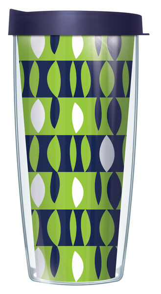 28oz Sport Tumbler - Contempo-Lime & Navy w/ Gray Lid ST-CON3