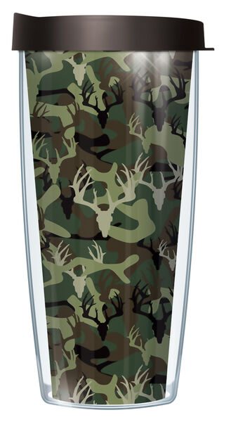 24oz Flareside Tumbler - Deer Camo w/ Black Lid 24F-DCAM