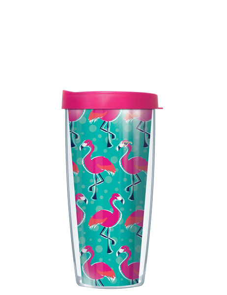 28oz Sport Tumbler - Flamingo w/ Gray Lid ST-FLM