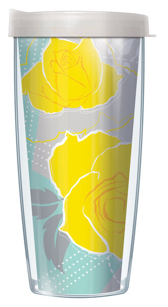 28oz Sport Tumbler - Golden Spring w/ Gray Lid ST-GSP