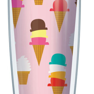 24oz Flareside Tumbler - Ice Cream Cones w/ Black Lid 24F-ICC