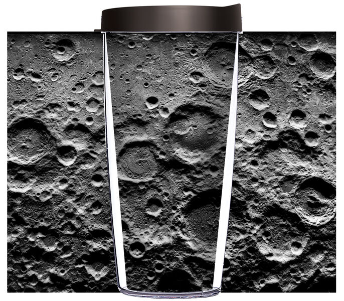 28oz Sport Tumbler - Moon Craters w/ Gray Lid ST-JQ-13998