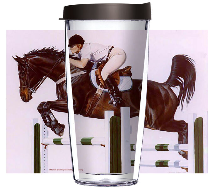 24oz Flareside Tumbler - Lisa & Bandit w/ Black Lid 24F-JQ-MG-20248